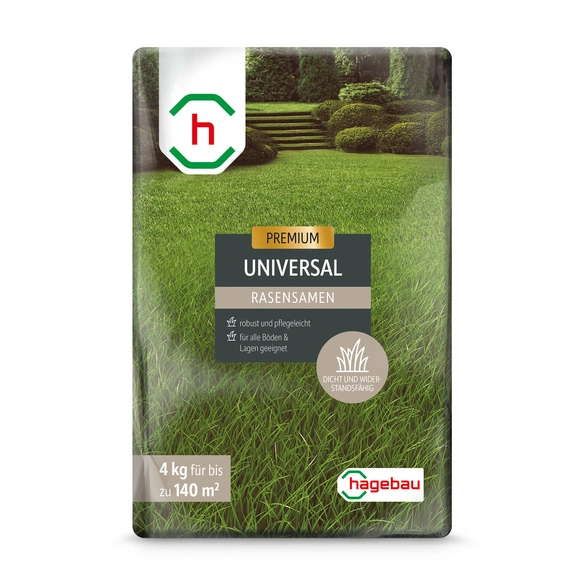 Rasen, Rasensamen Unversalrasen 4,0Kg Beutel für 140 m2
