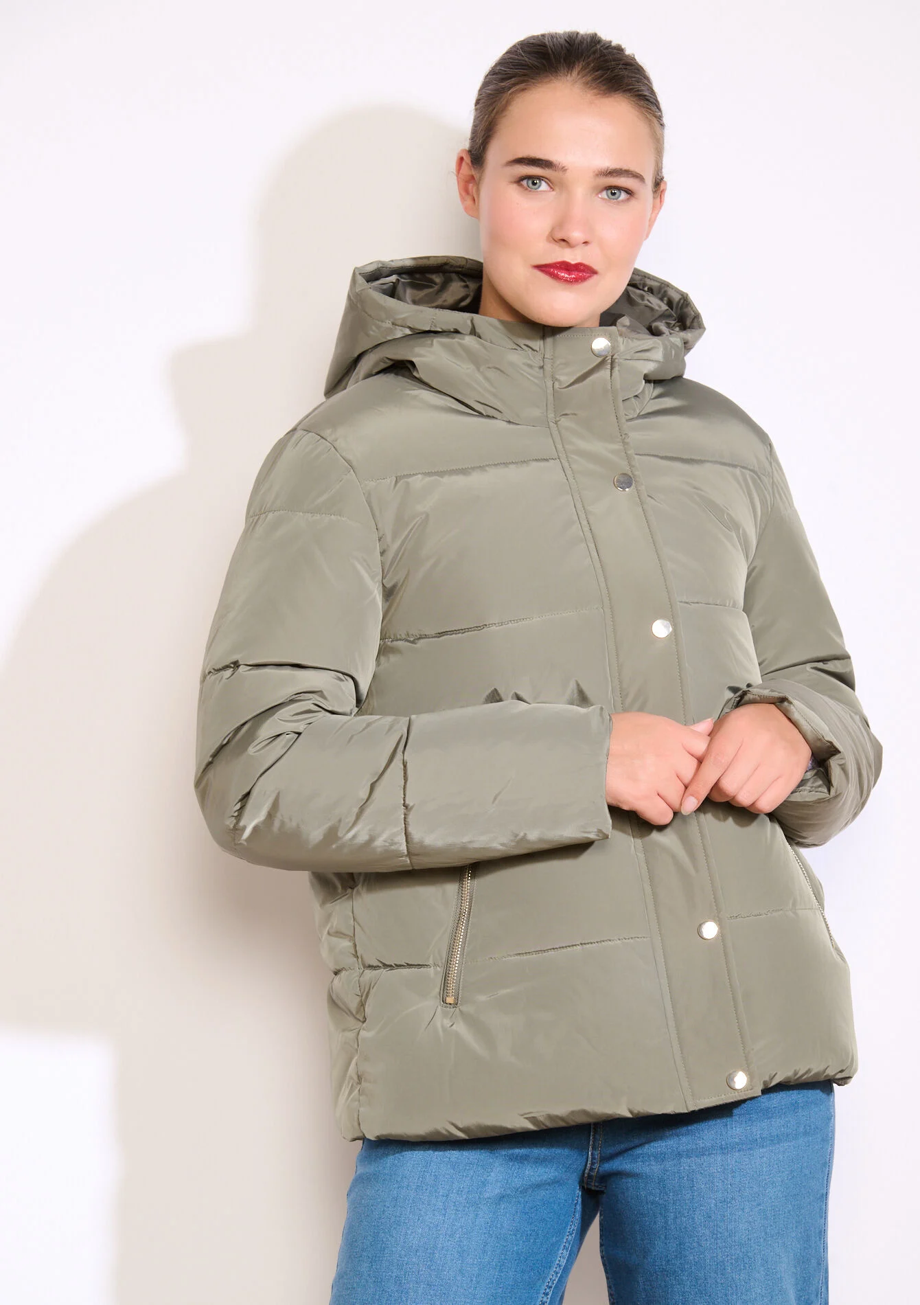 Korte gewatteerde puffer