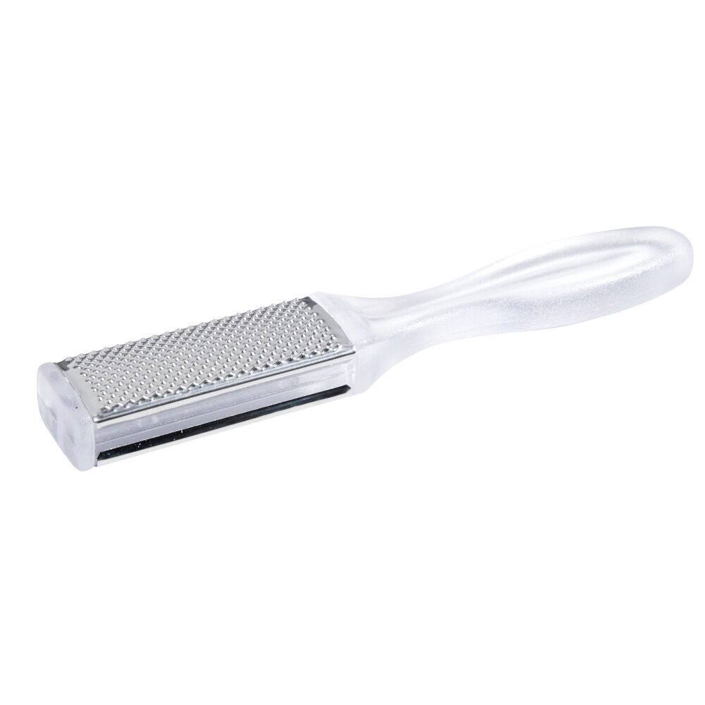 Râpe à pied manche transparent L16cm
