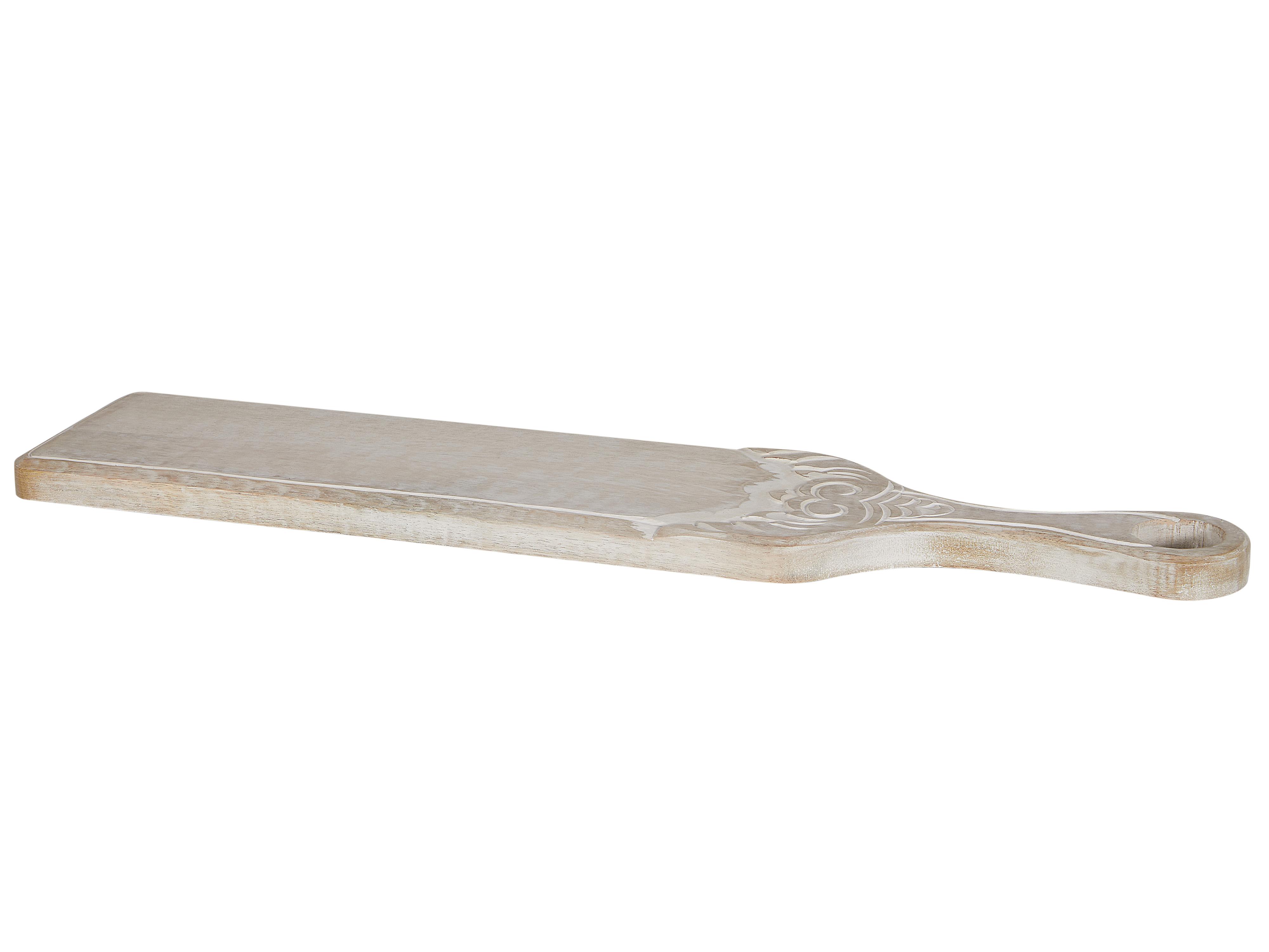Serving Tray EDFU Mango Wood Light Brown
