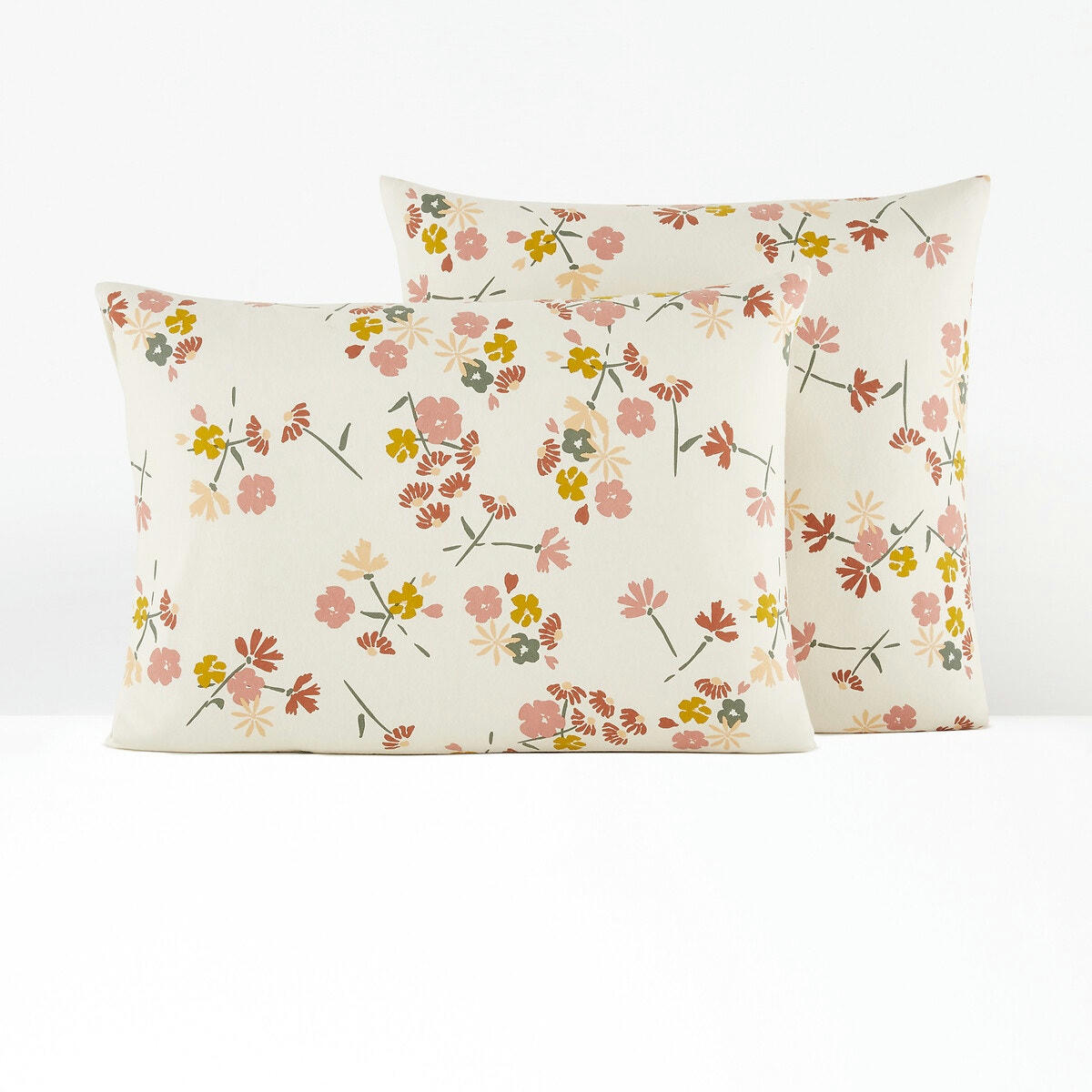 Taie d'oreiller flanelle de coton, Rosine