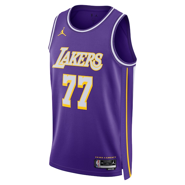 Luka Dončić Los Angeles Lakers Jordan Brand Unisex  Swingman Jersey - Statement Edition - Purple