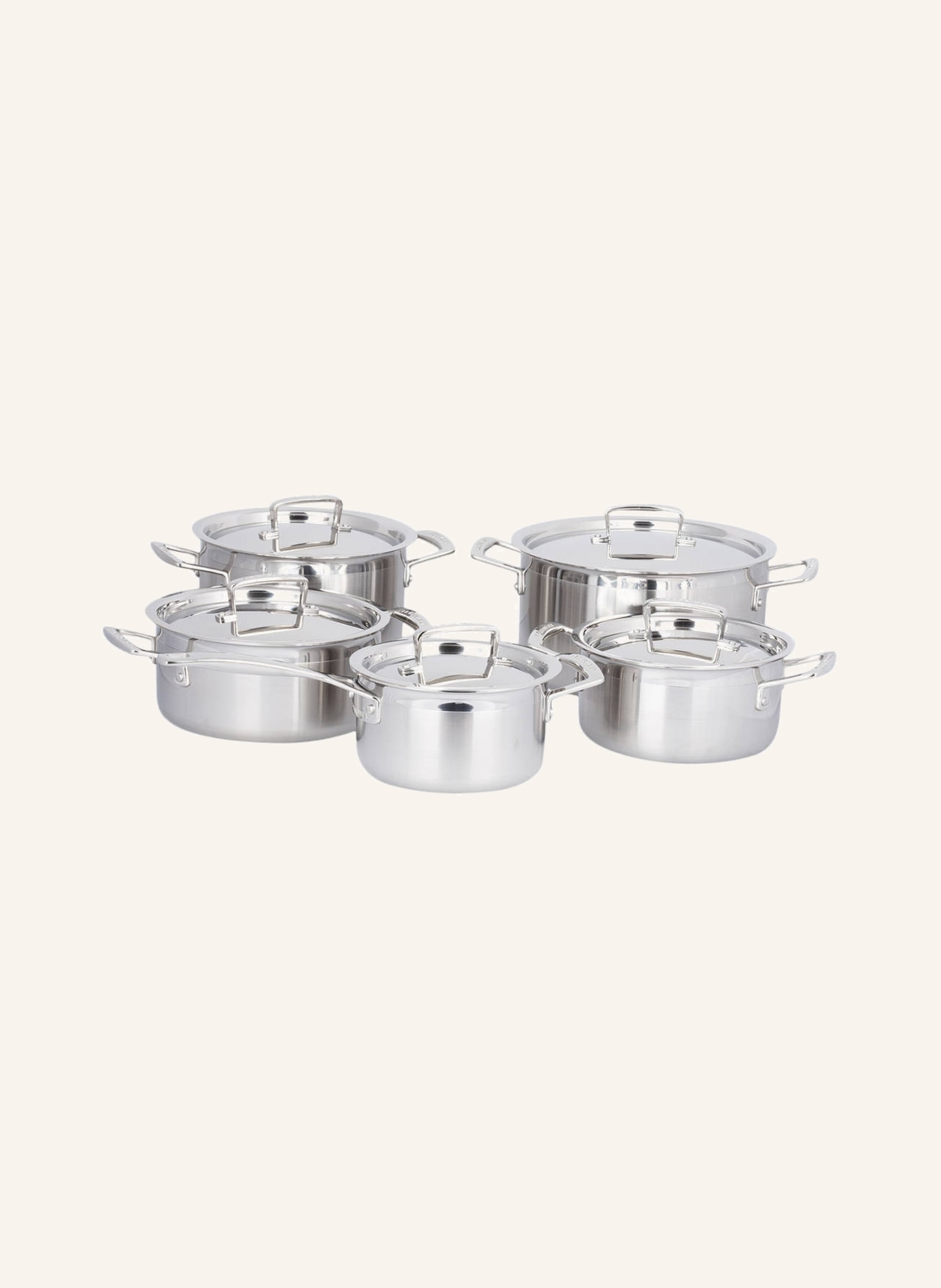 LE CREUSET 5-tlg.Topfset 3-PLY
