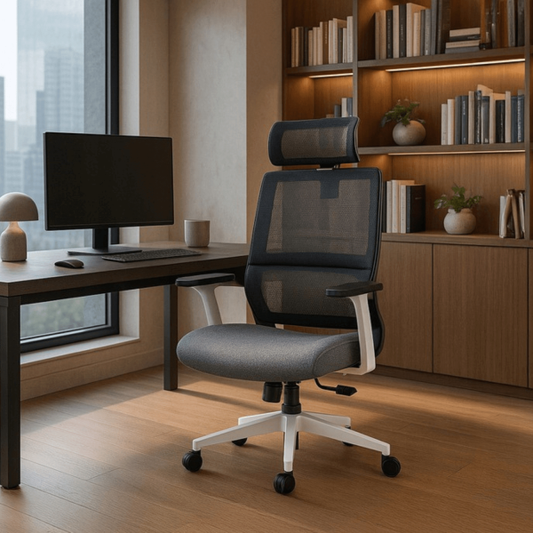 Fotel Gamingowy Krzesło Obrotowe Ergonomiczny Biuro Regulowany Czarny NICKI