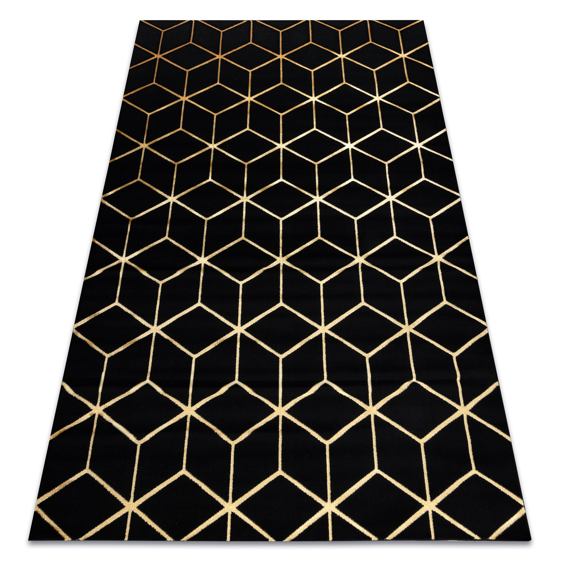 Dywan GLOSS 3D nowoczesny 409C 86 Sześcian, stylowy, glamour, 80x150 cm