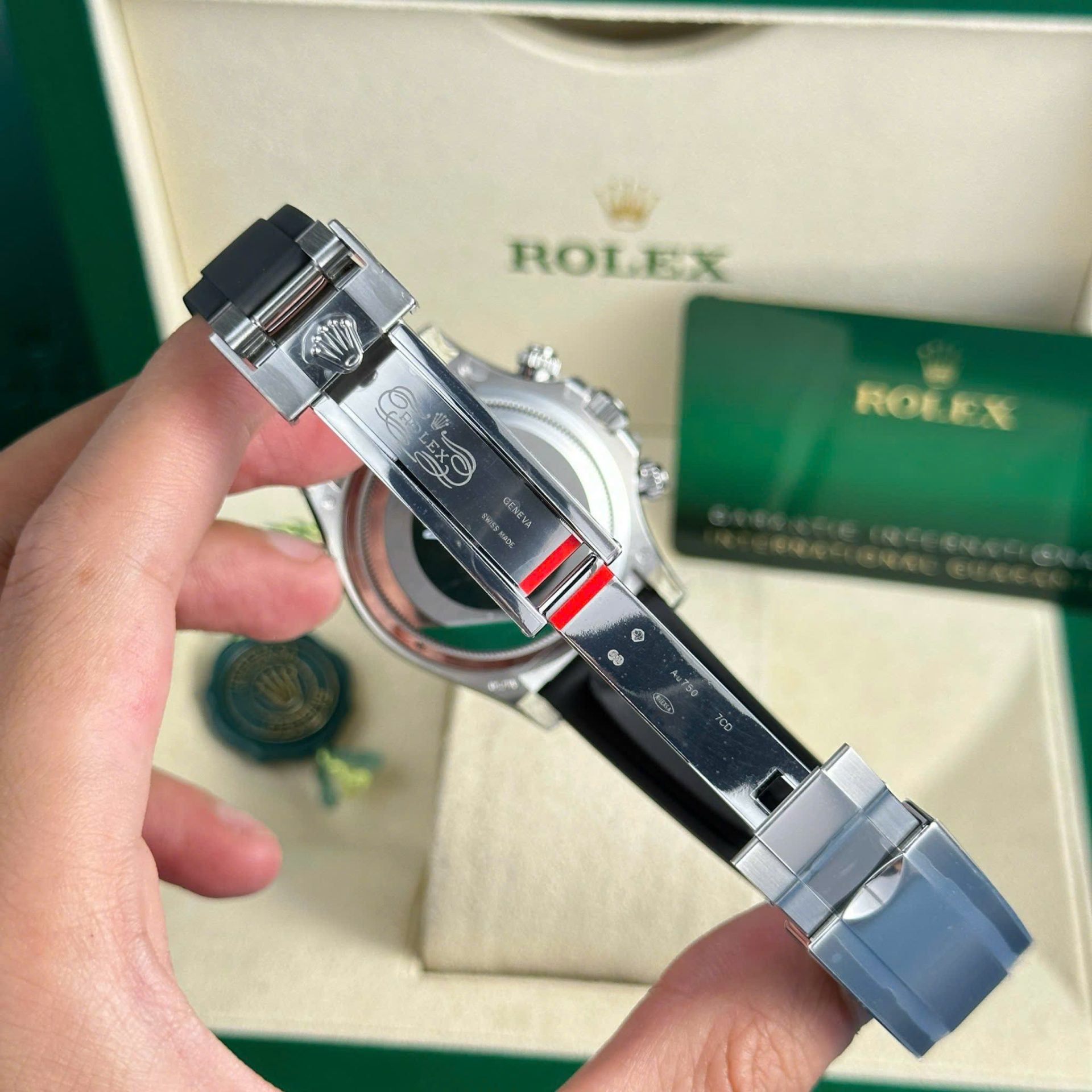 Rolex Daytona 126519LN 904L Steel Grey Dial 40mm Oysterflex Super Clone