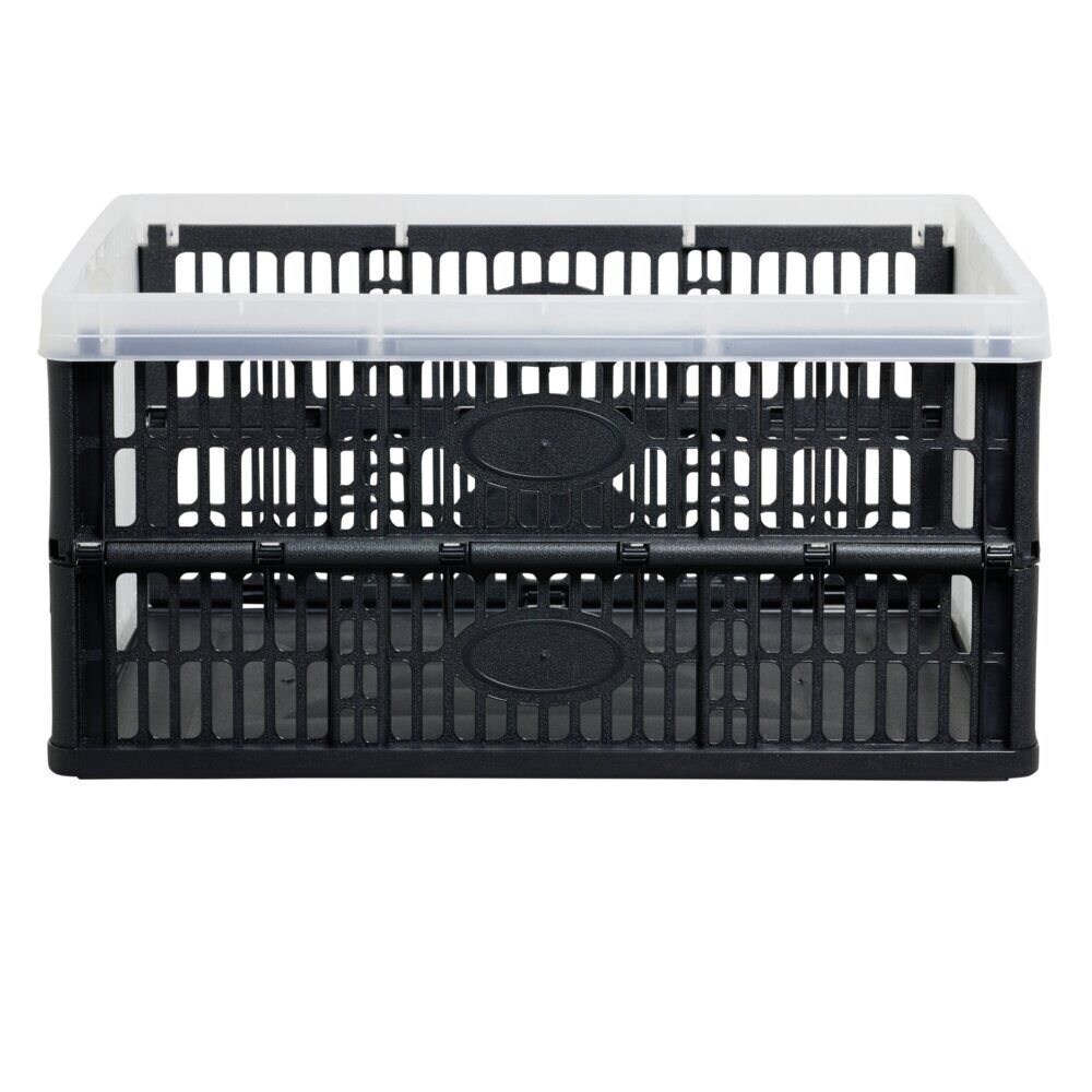 Casier pliant 32L noir et blanc