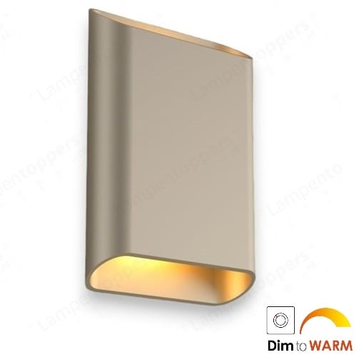 Artdelight Wandlamp Diaz-L Champagne Dim To Warm Led 2 x 6Watt