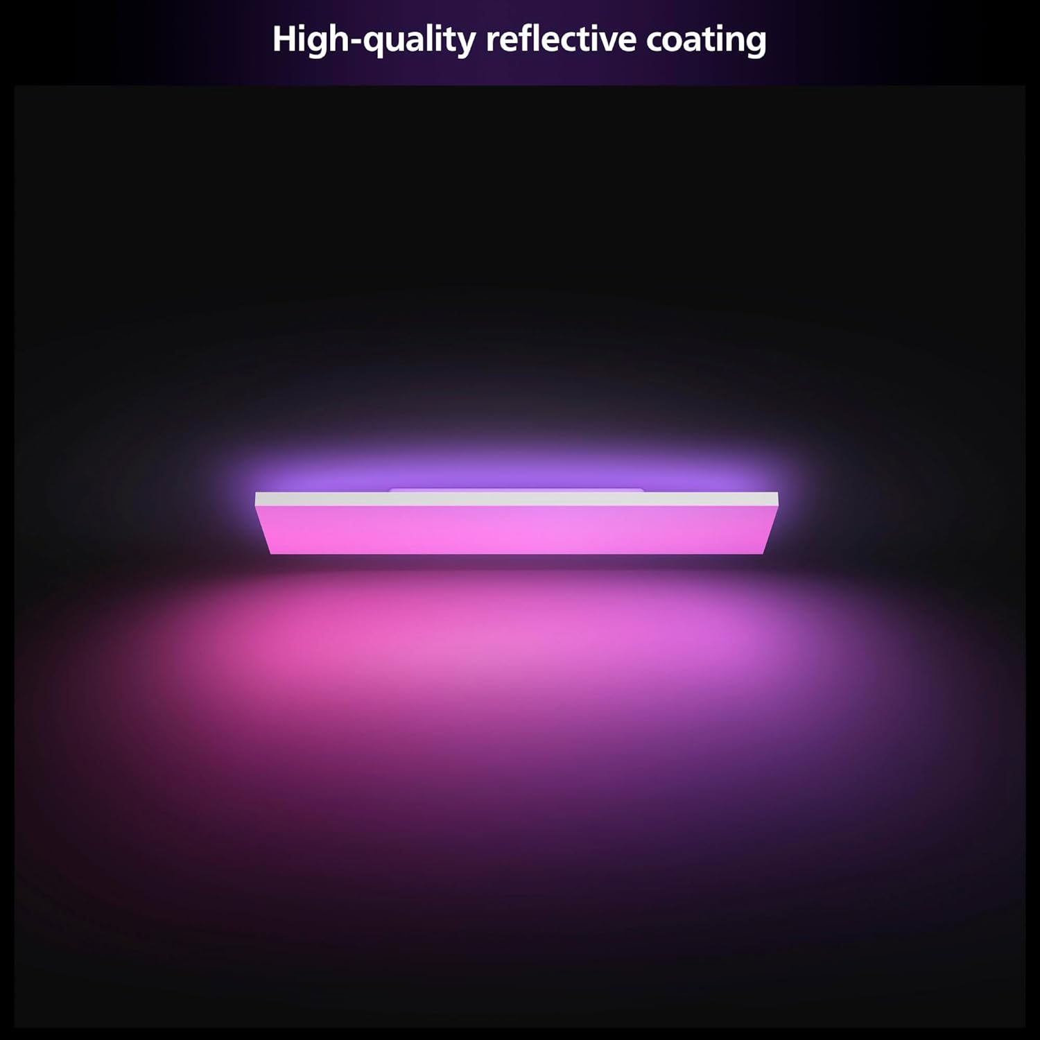 Philips Hue Datura Smart Ceiling Panel (Rectangular 11.81in x 47.24in) White & Color LED Ceiling Light, Bluetooth Compatible,Voice Control with Alexa, Apple Home & Google Assistant