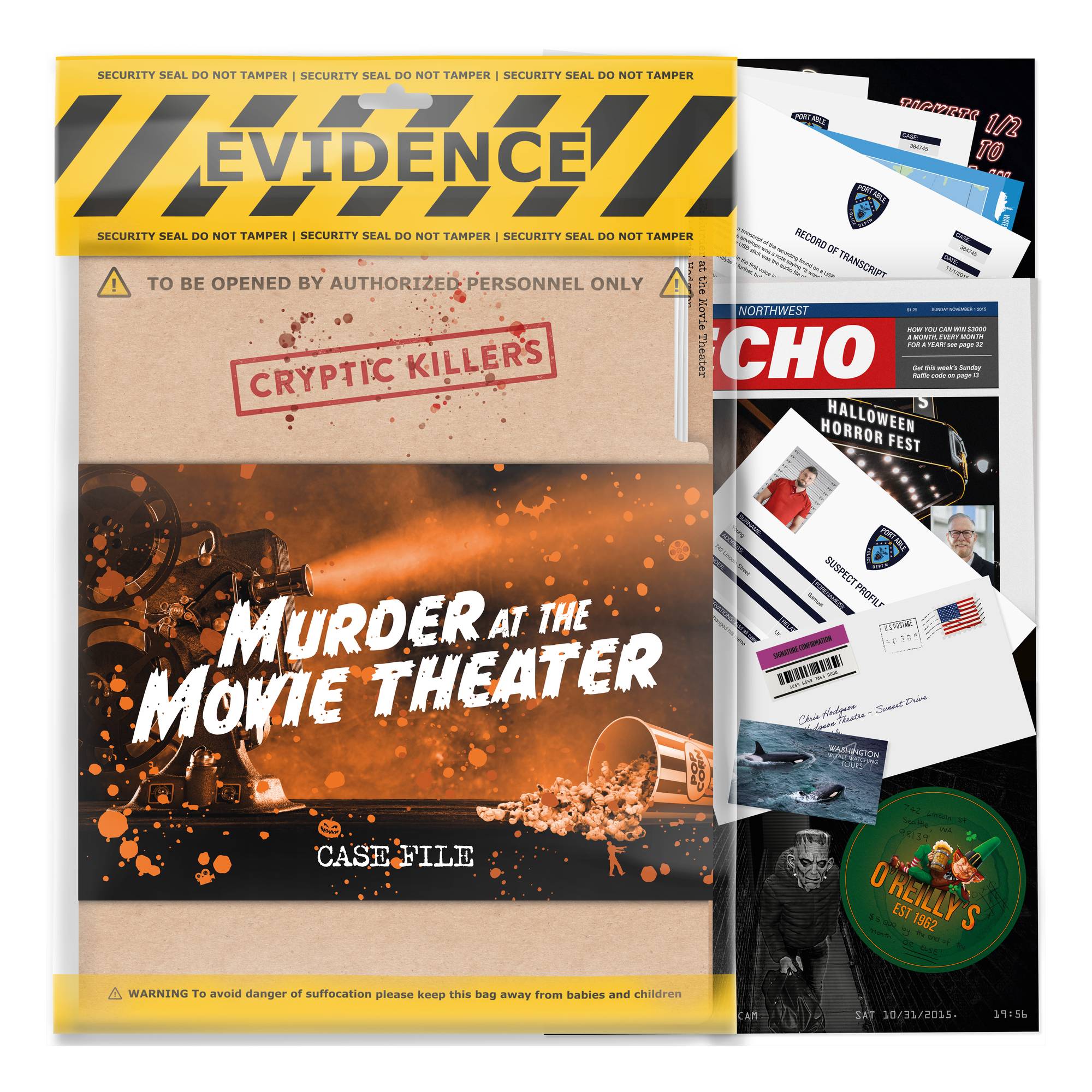 Cryptic Killers: Murder at the Movie Theatre