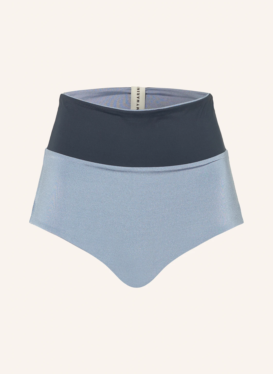 MYMARINI High-Waist-Bikini-Hose SURF SHORTS SHINE zum Wenden