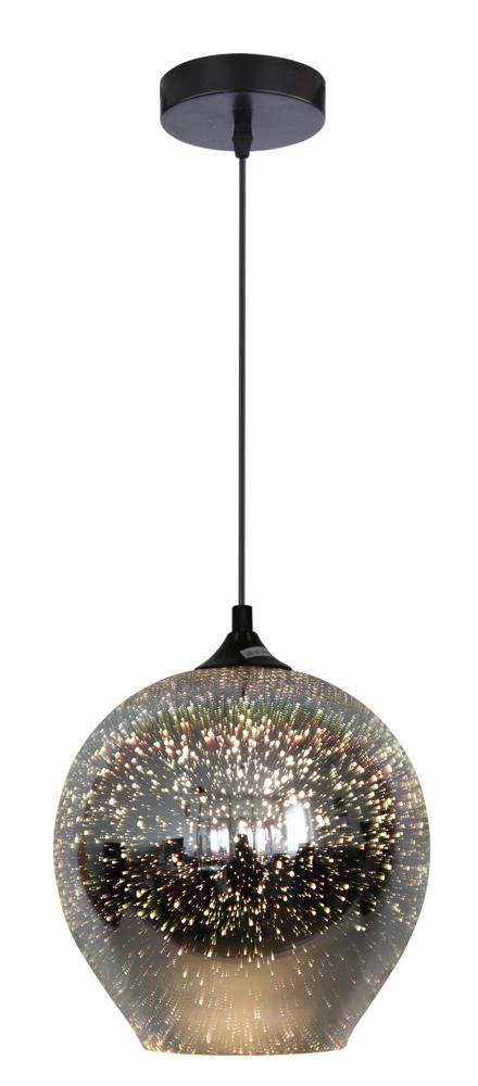 Lampa wisząca czarno-szara GALACTIC 1xE27x60W wym: 120x23x23 cm Candellux