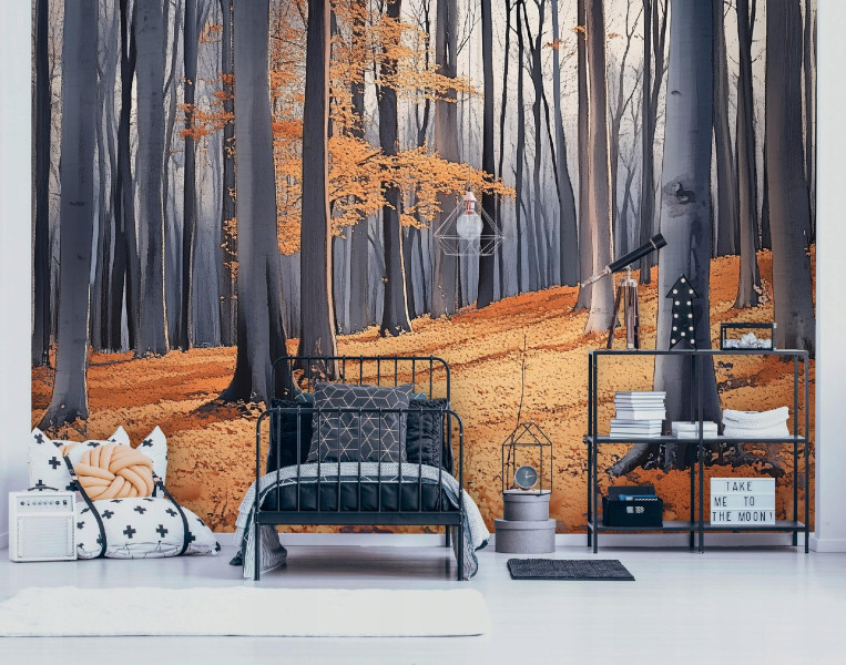 Fototapeta Las Drzewo Natura Sypialnia Salon Tapeta Flizelina 250X175