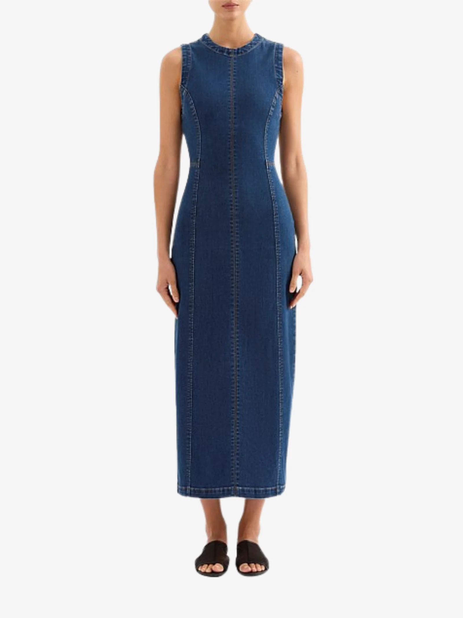 Ida Denim Maxi Dress