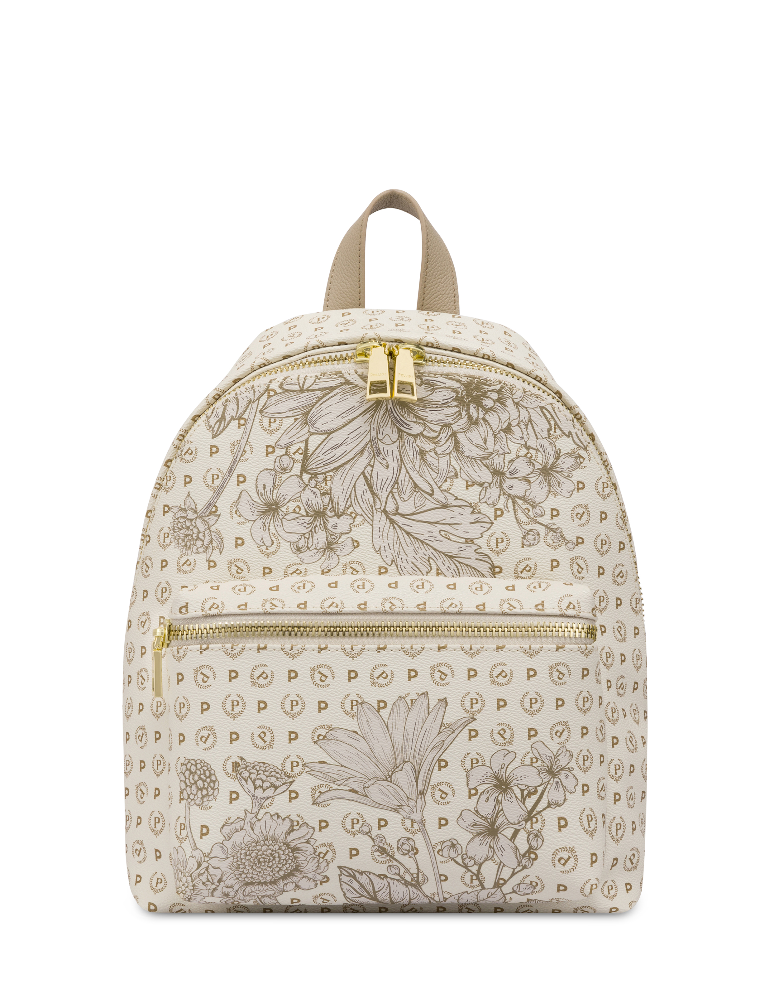 Zaino In Heritage Botanical Avorio/ghiaccio