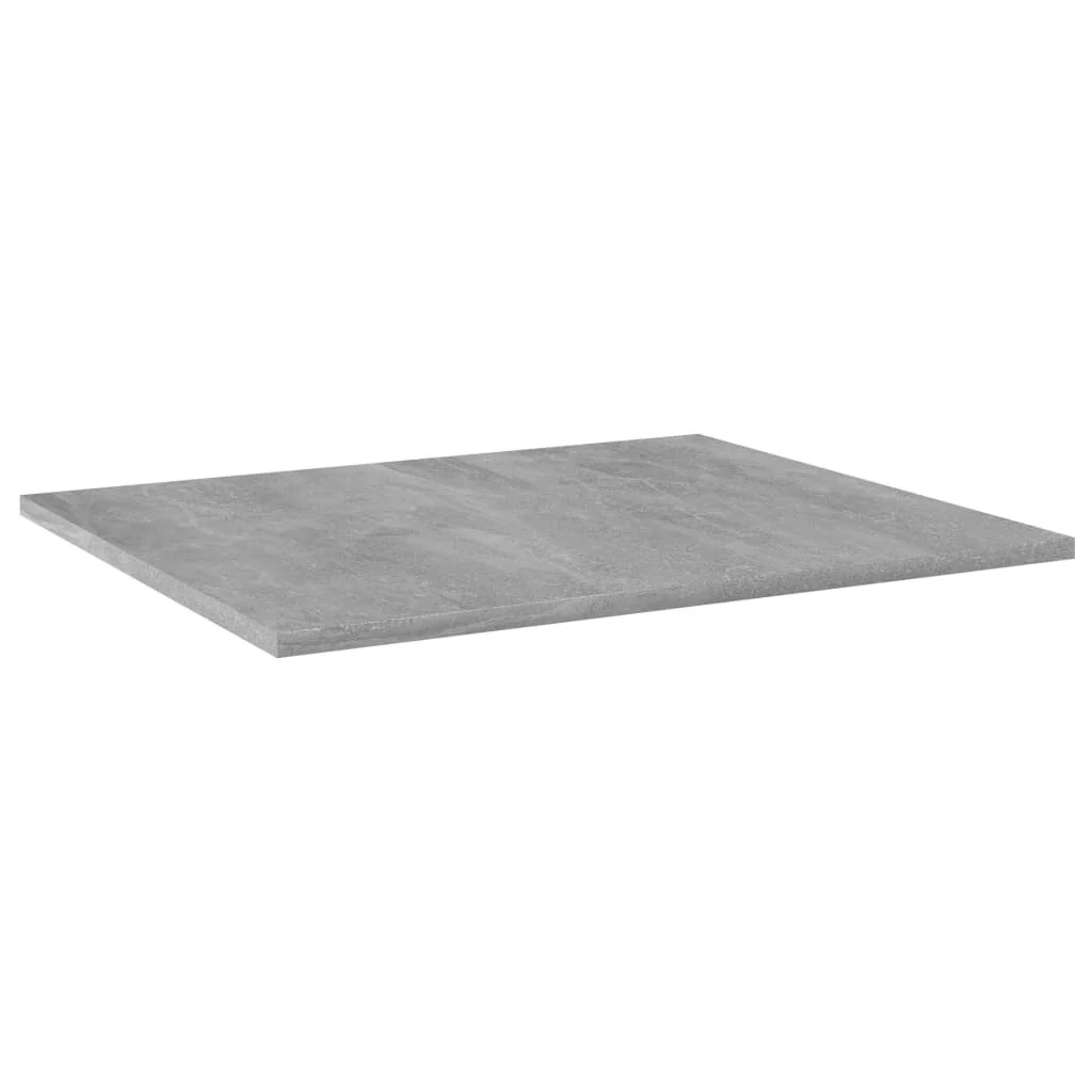 vidaXL Bookshelf Boards 8 pcs Concrete Gray 23.6x19.7x0.6 Chipboard