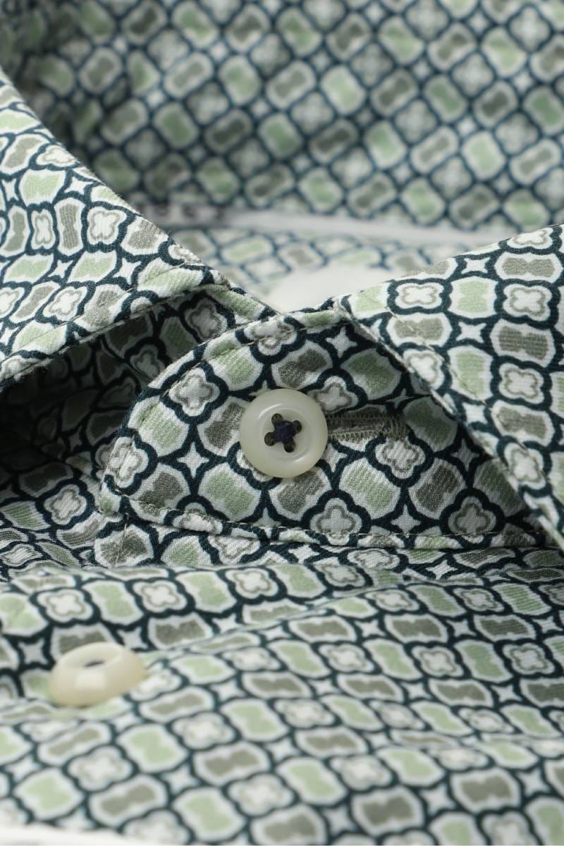 ETERNA 1863 Modern Fit Hemd hellgrün, Bedruckt
