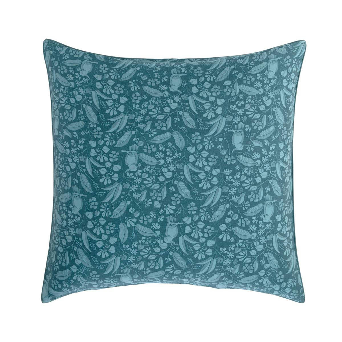 BELCANTO - Taie d'oreiller en satin de coton lavé multicouleurs 65 x 65 cm