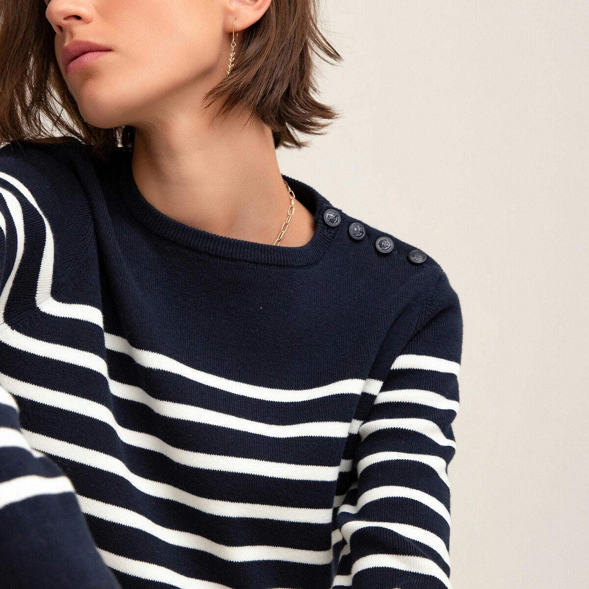 Pull marinière coton Bio