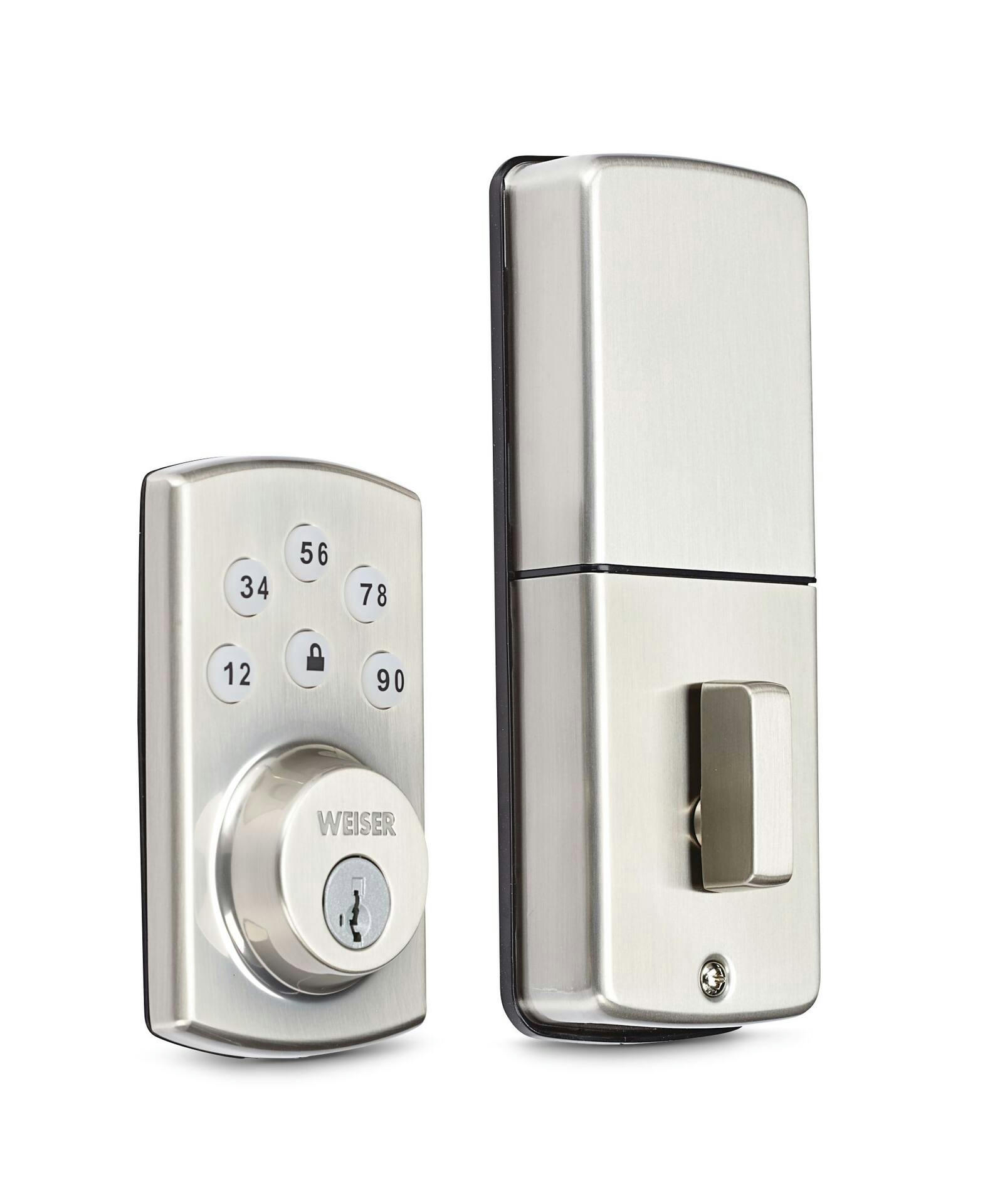 Weiser Powerbolt 2 Electronic Motorized Deadbolt Door Lock, Assorted Finishes