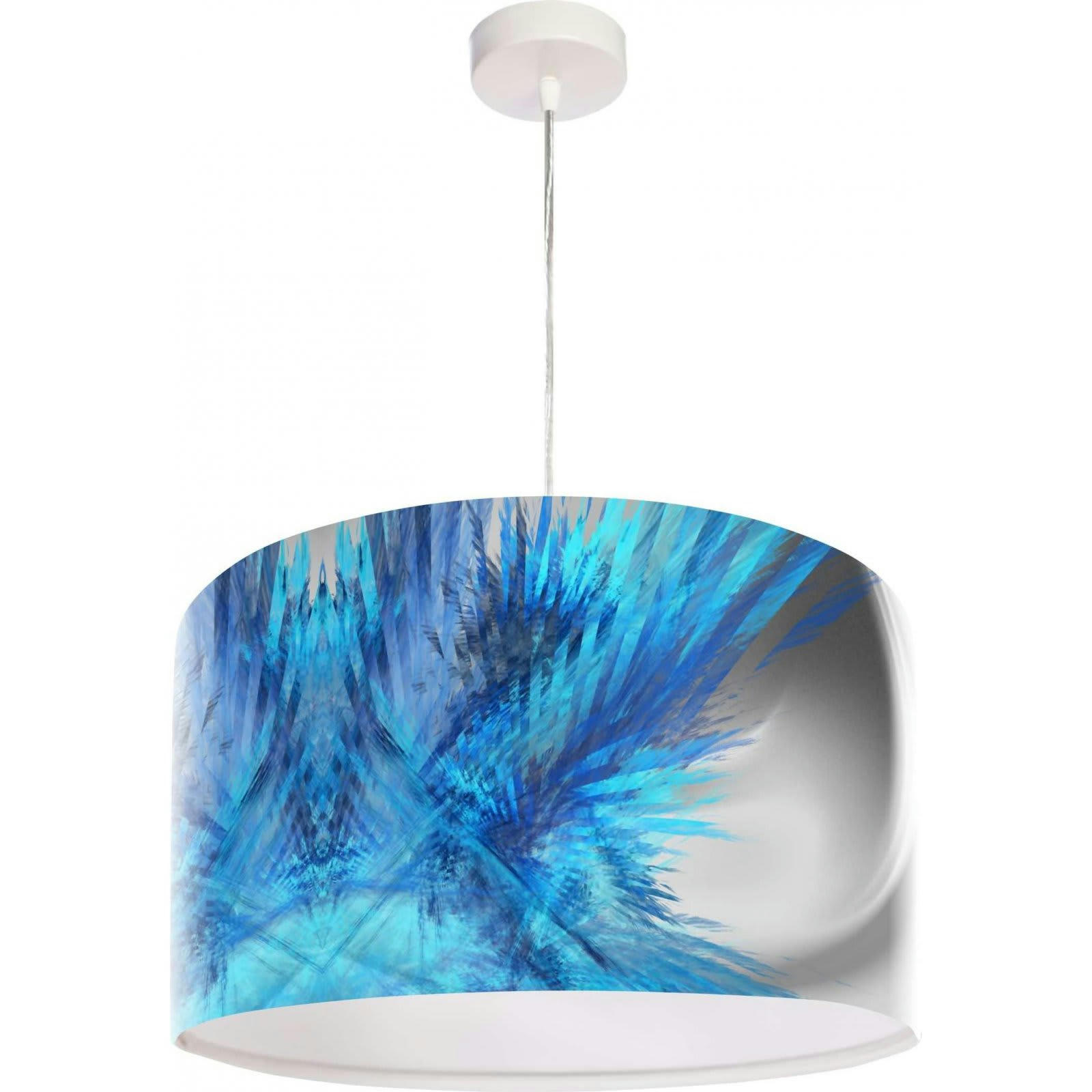 MAGIC OF COLOR - Suspension Tissu Bleu