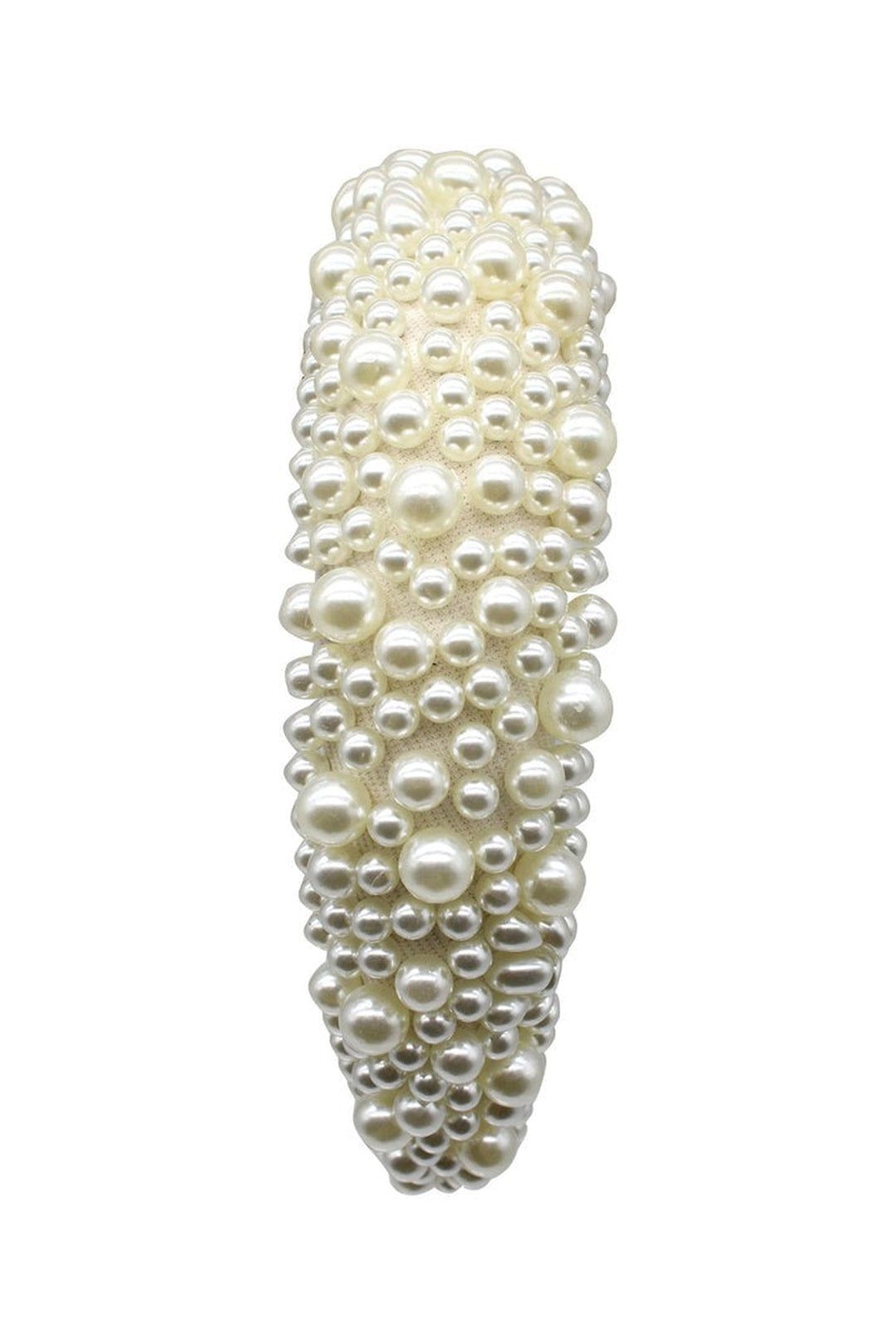 SVNX Ivory Mix Pearl Embellished Headband