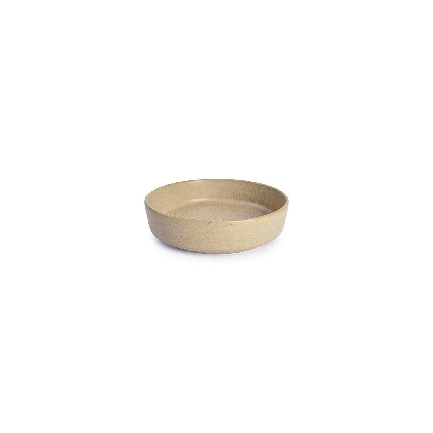Bonbistro - Diep bord 16xH4cm beige Pila - Set van 2