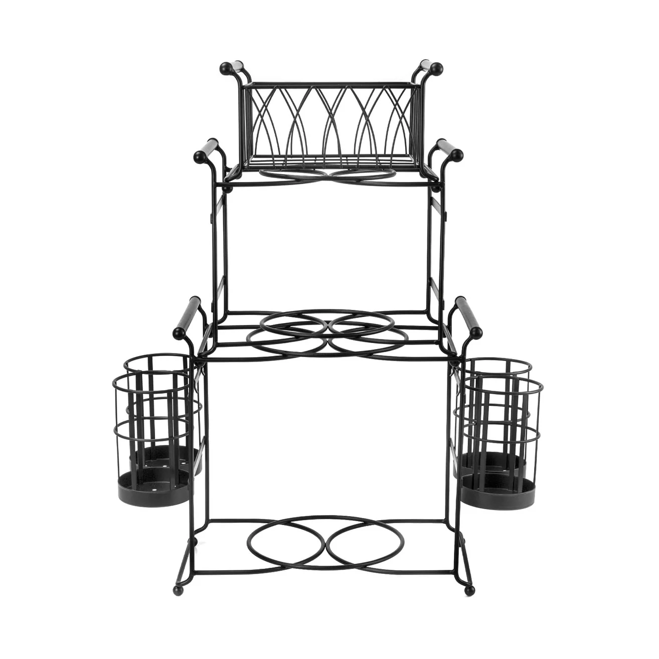 Sorbus 3 Tier Utensil Caddy - Multi-Purpose Steel Mesh Caddy
