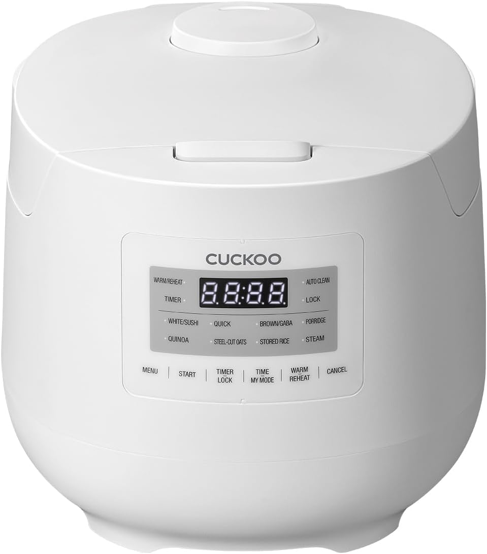 6-Cup / 1.5 Qt. (Uncooked) Micom Rice Cooker and Warmer, Steamer basket, 11 Operating Modes: White Rice, Brown Rice & More, Nonstick Inner Pot, Made in Korea, Small Rice Cooker, Multi Cooker, CR-0641F