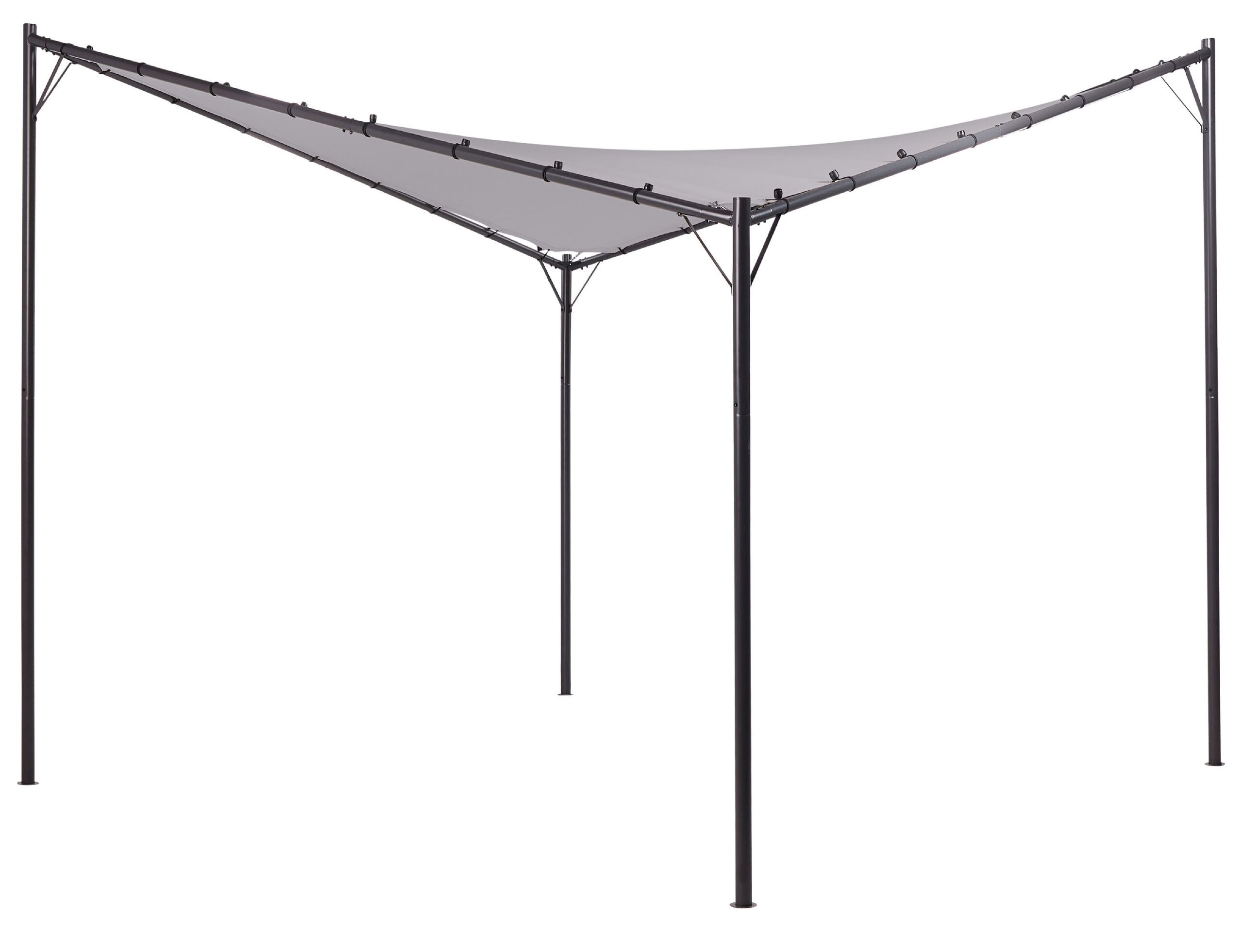 Pawilon ogrodowy altana 300 x 300 cm szary