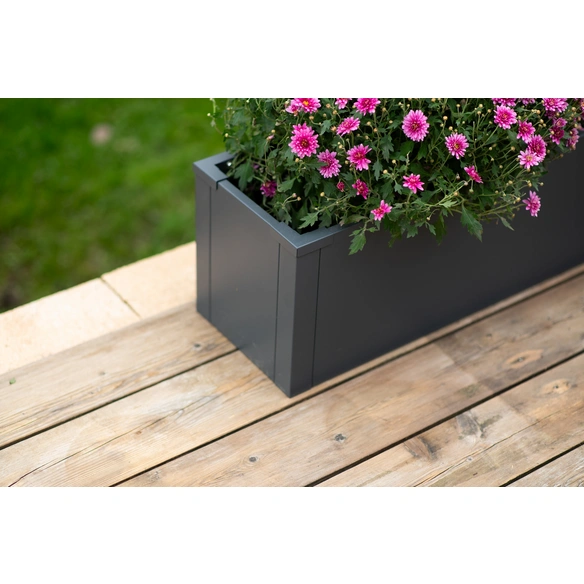 Pflanzkübel »Talus«, BxHxT: 100 x 27 x 25 cm, Stahl, anthrazit