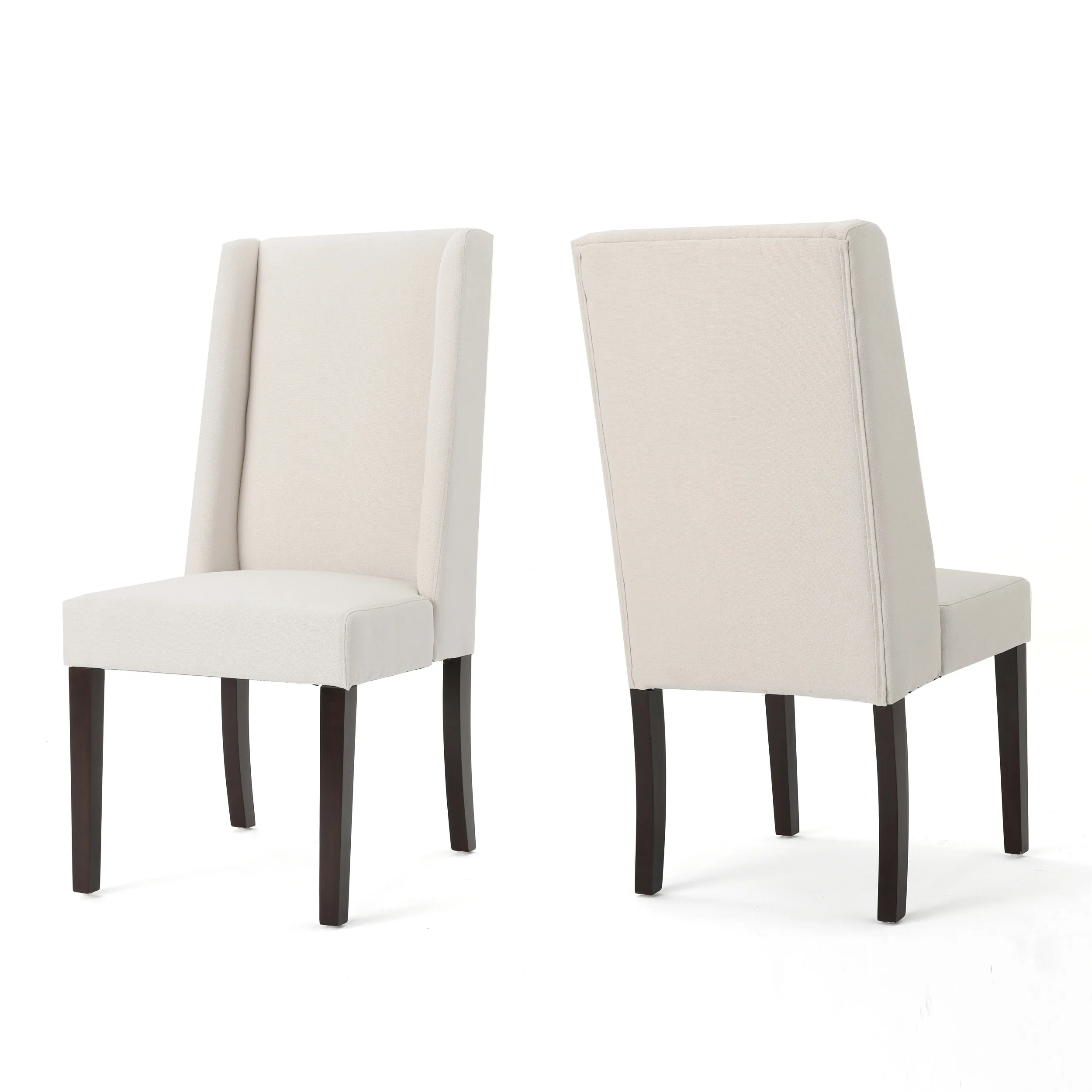 Rory Contemporary Fabric Wingback Dining Chair (Set of 2) by Christopher Knight Home