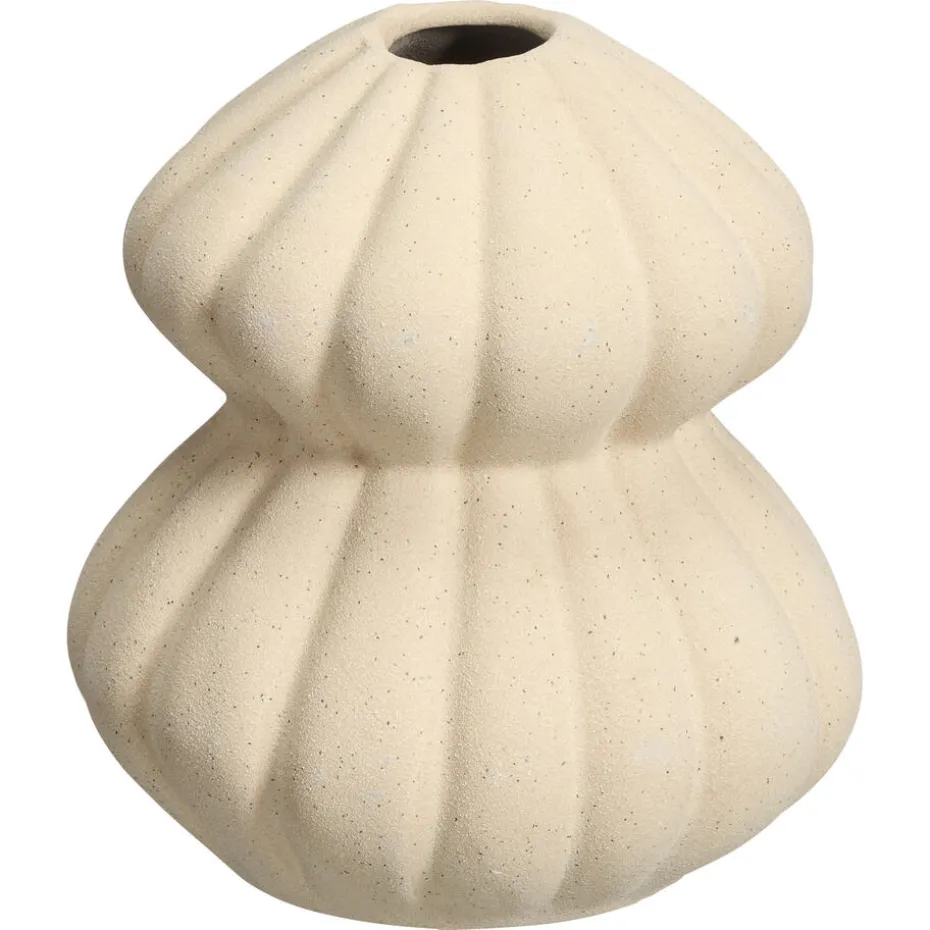 Kwantum Vazen & Potten | Vaas Troissy Naturel 15×17 Cm