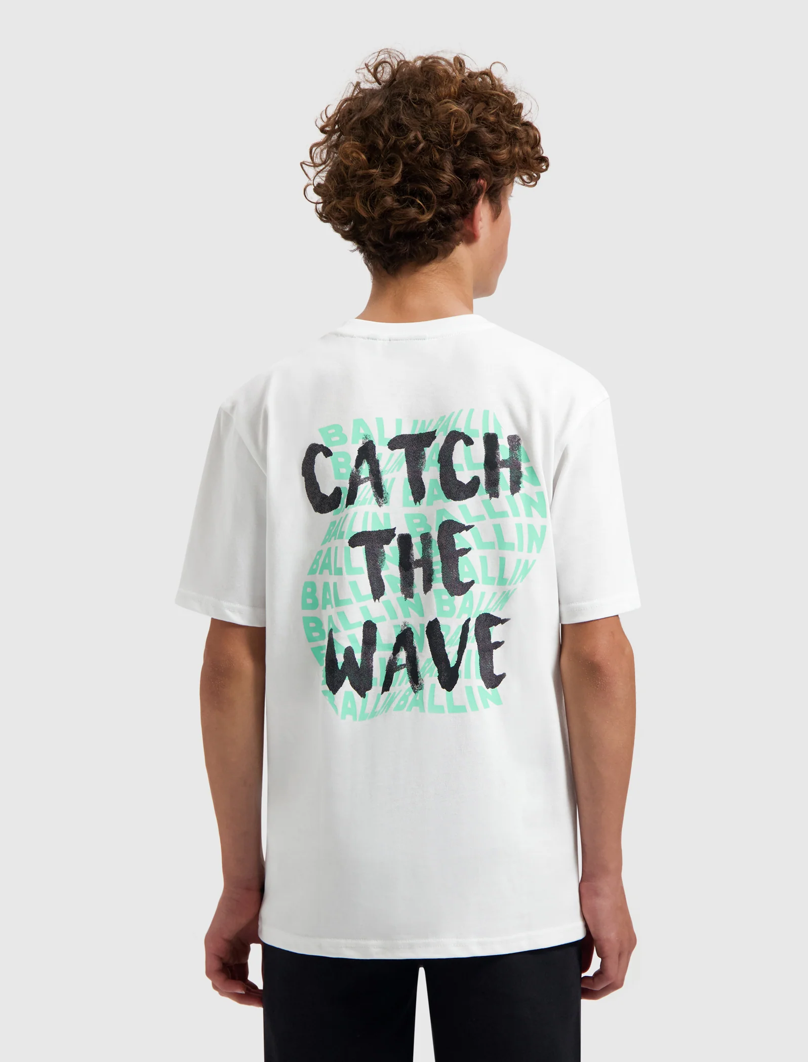Junior Catch The Wave T-shirt | White