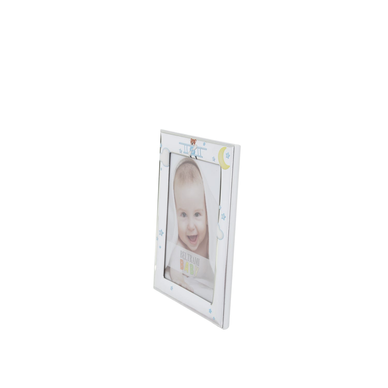 Portafoto bimbo Orsetto pilota foto 10x15 cm Beltrami con argento Miro Silver