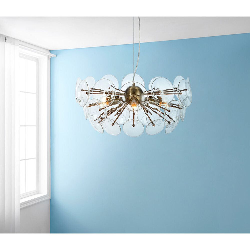 TAKLAMPE MARKSLÖJD LUKA MESSING E14