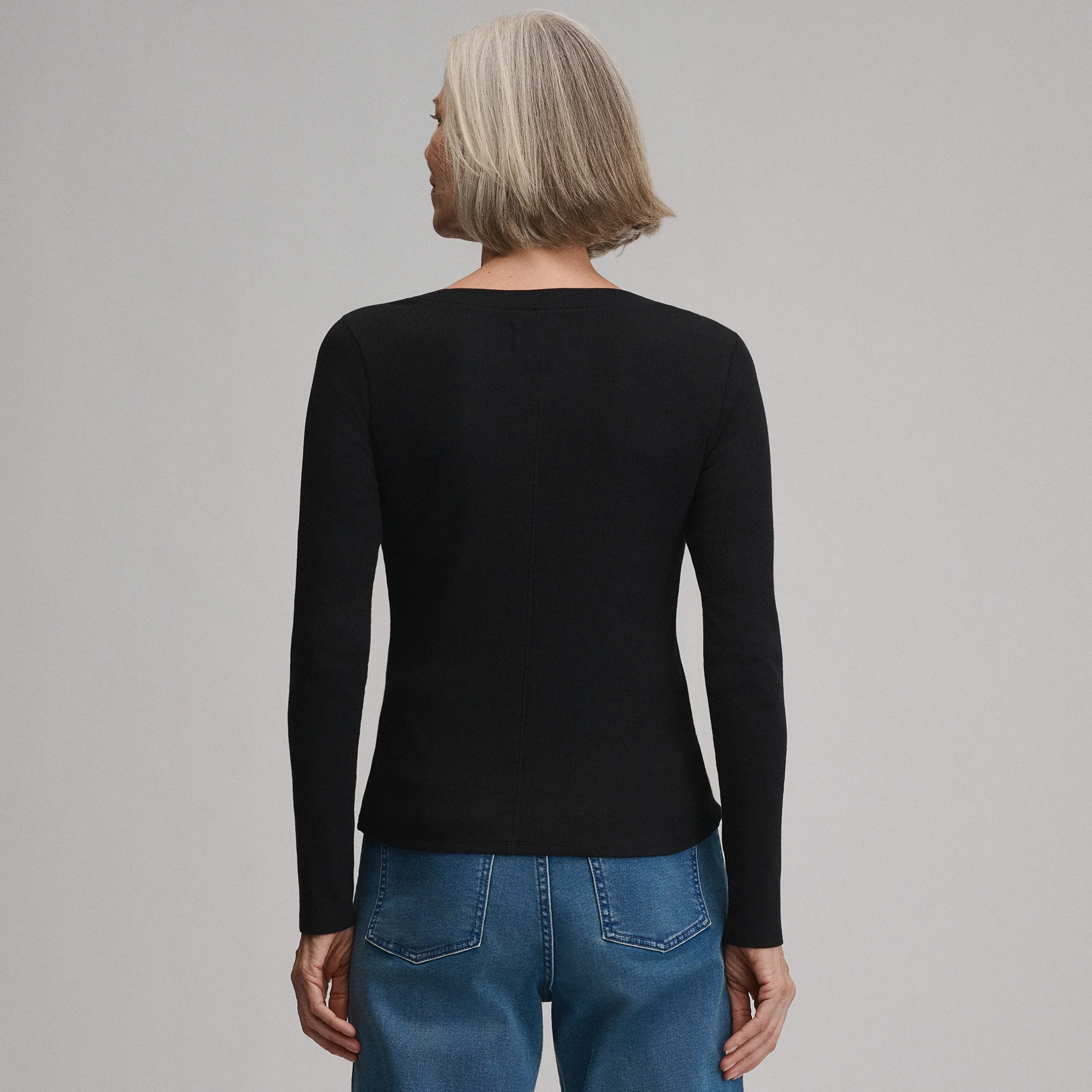 Women's Softline Rib Long-Sleeve Henley