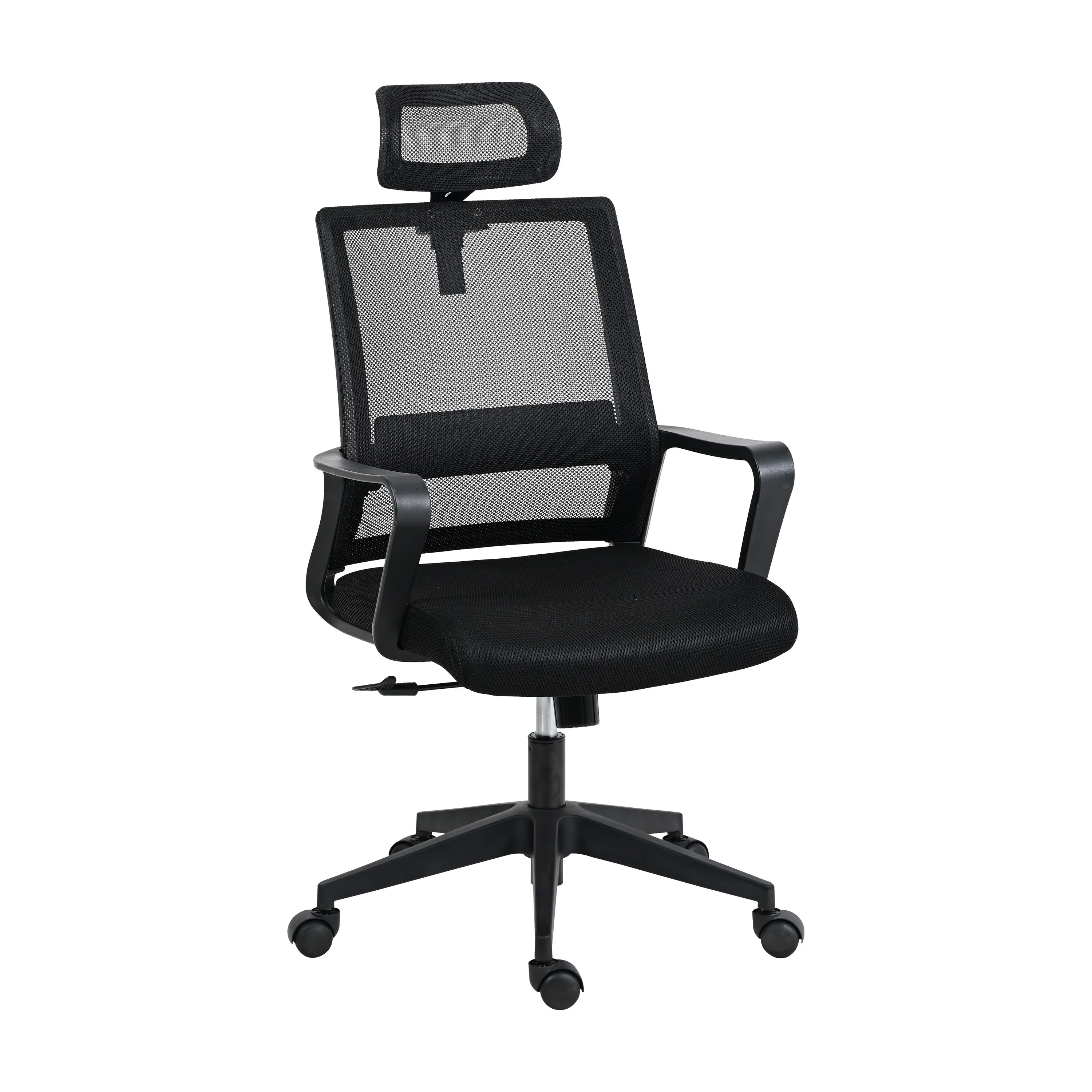 Ergonomic Office Chair with Lumbar Support and Adjustable Headrest
