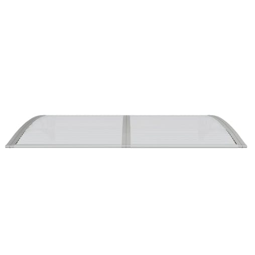 NNEVL Door Canopy Grey 150x100 cm Polycarbonate