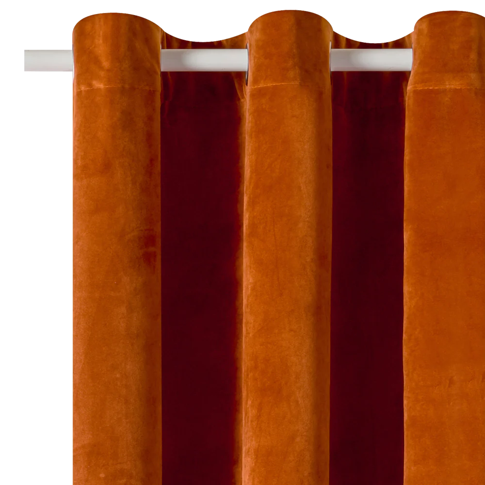 Rideau NEGRESCO coloris cognac 140 x 260 cm