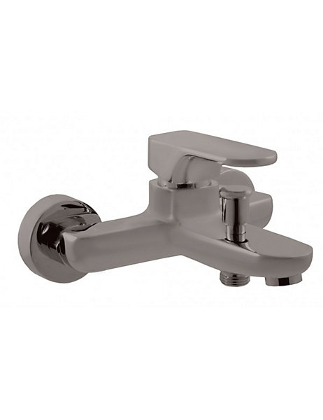 Mitigeur baignoire YUKON laiton gris métal brossé-Gris-Sans douchette-Gris-15 --18 --15