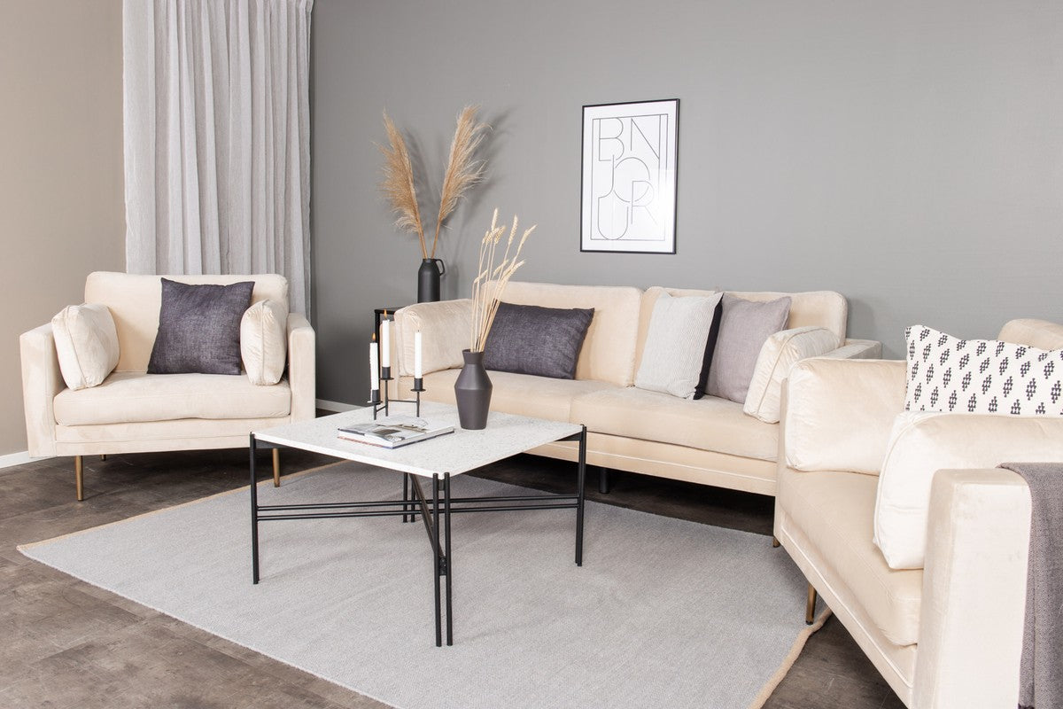 Renzo Fauteuil - Beige Velours
