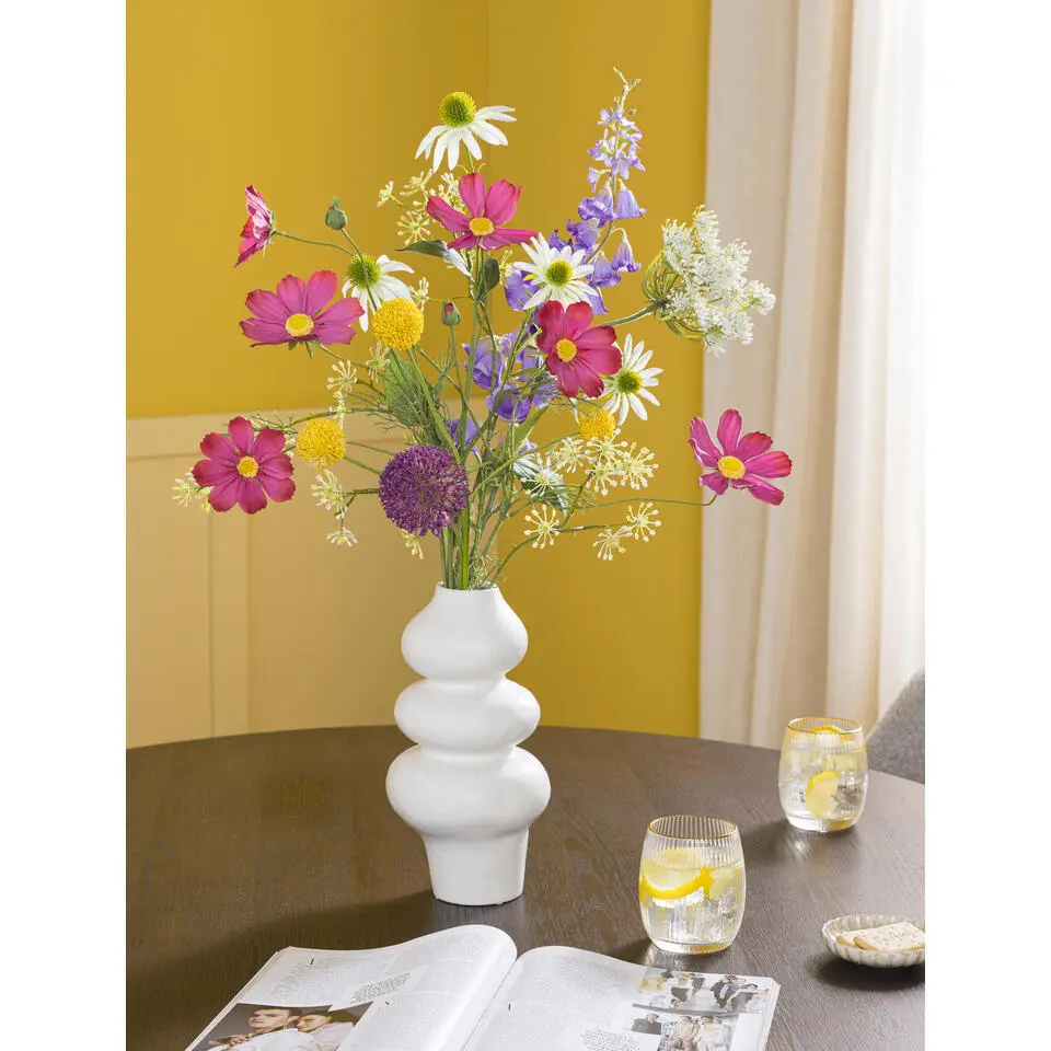 Vaas Noah off-white keramiek - 28x&Oslash;14,5 cm