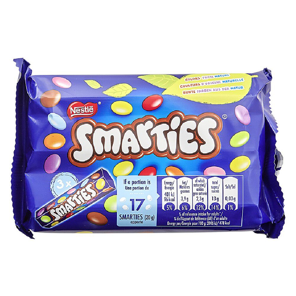 Smarties tube 38 g x 3