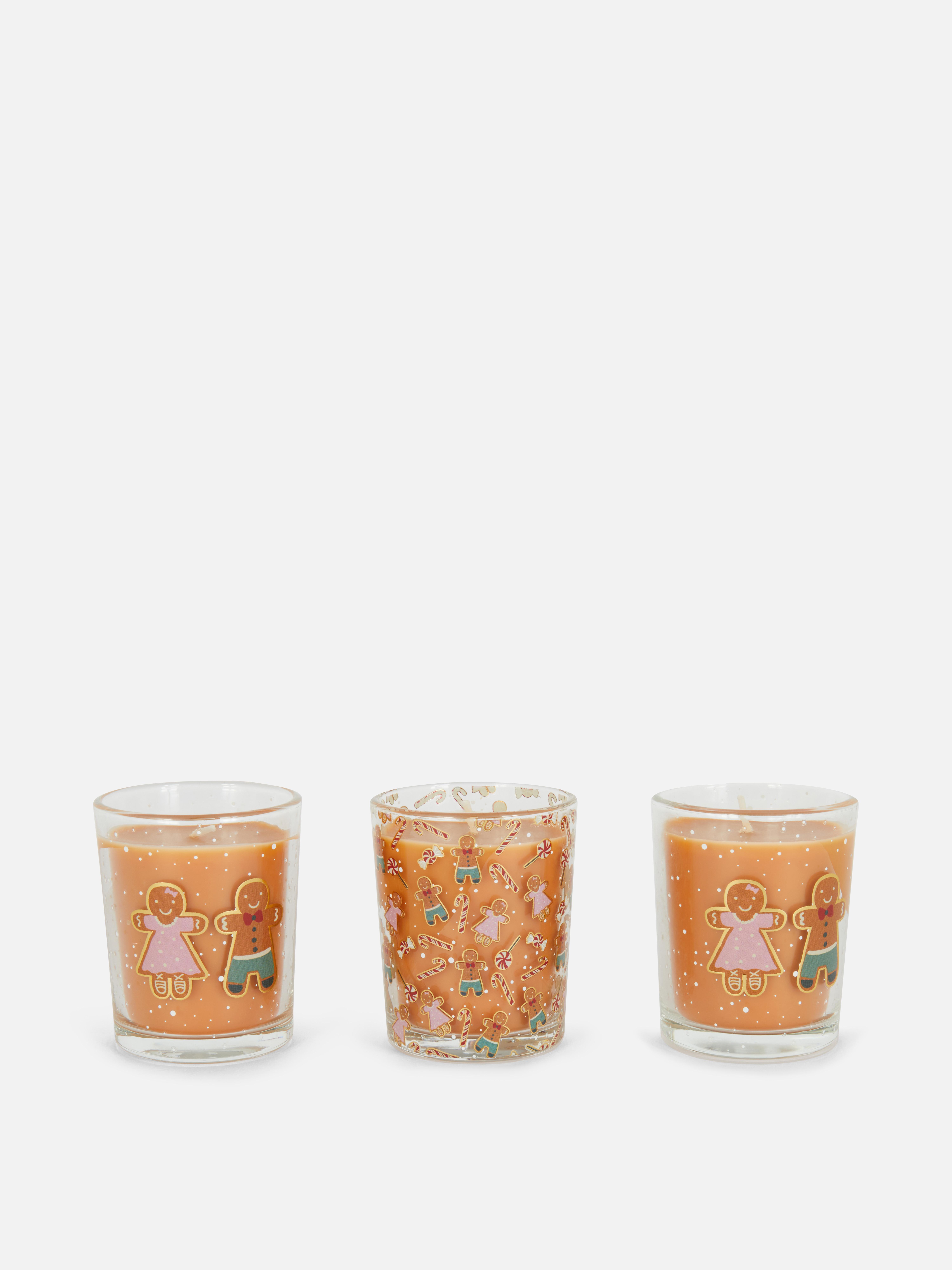 3pk Gingerbread Scented Candles