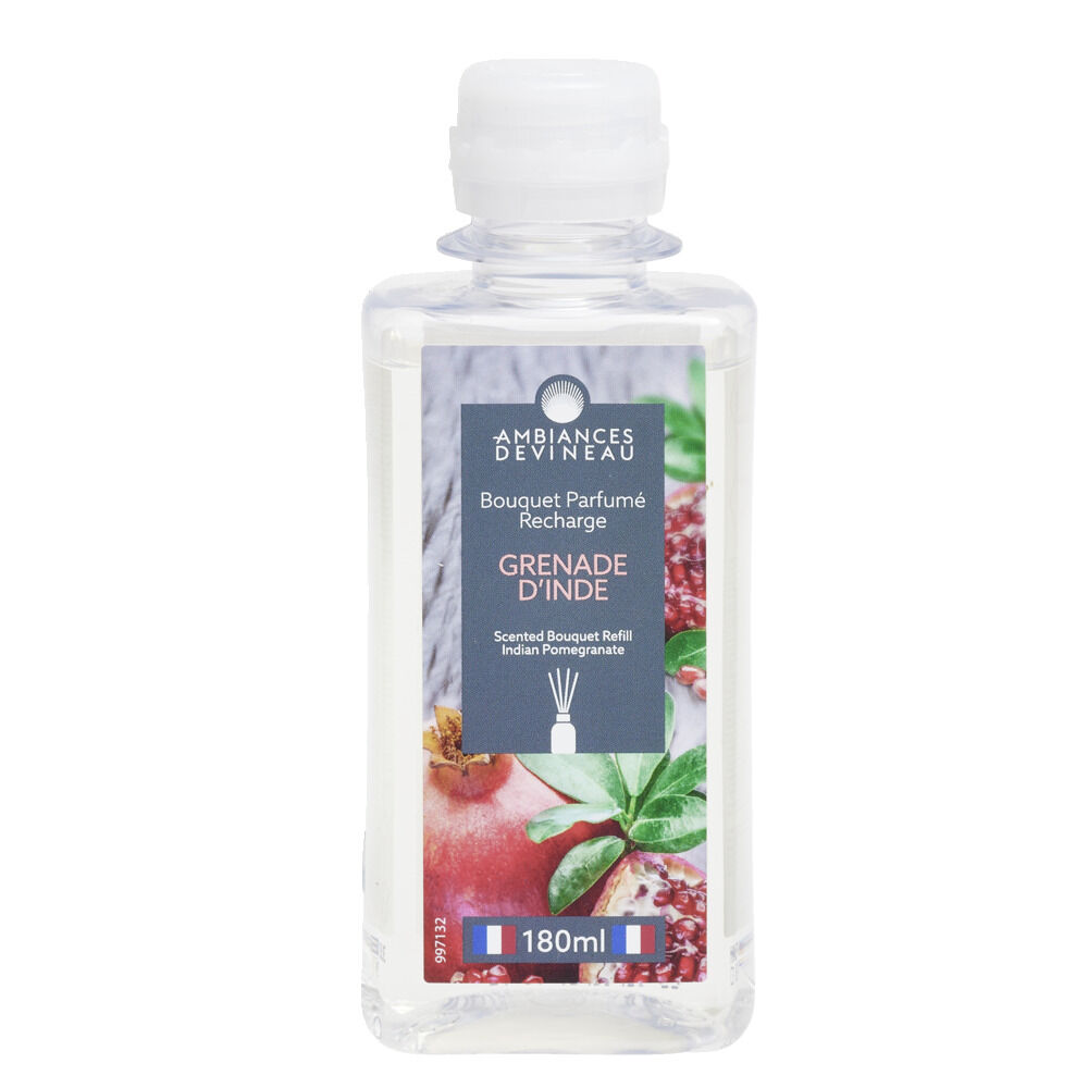 Recharge bouquet parfumé Ambiances Devineau grenade d'Inde 180ml
