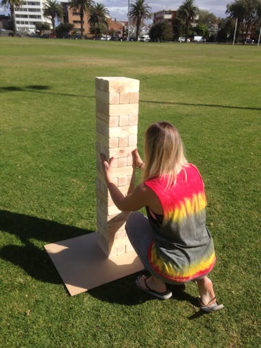 Premium Deluxe Jenjo Tumbling Tower (Biggest in Australia)127cm 54 Wooden Blocks