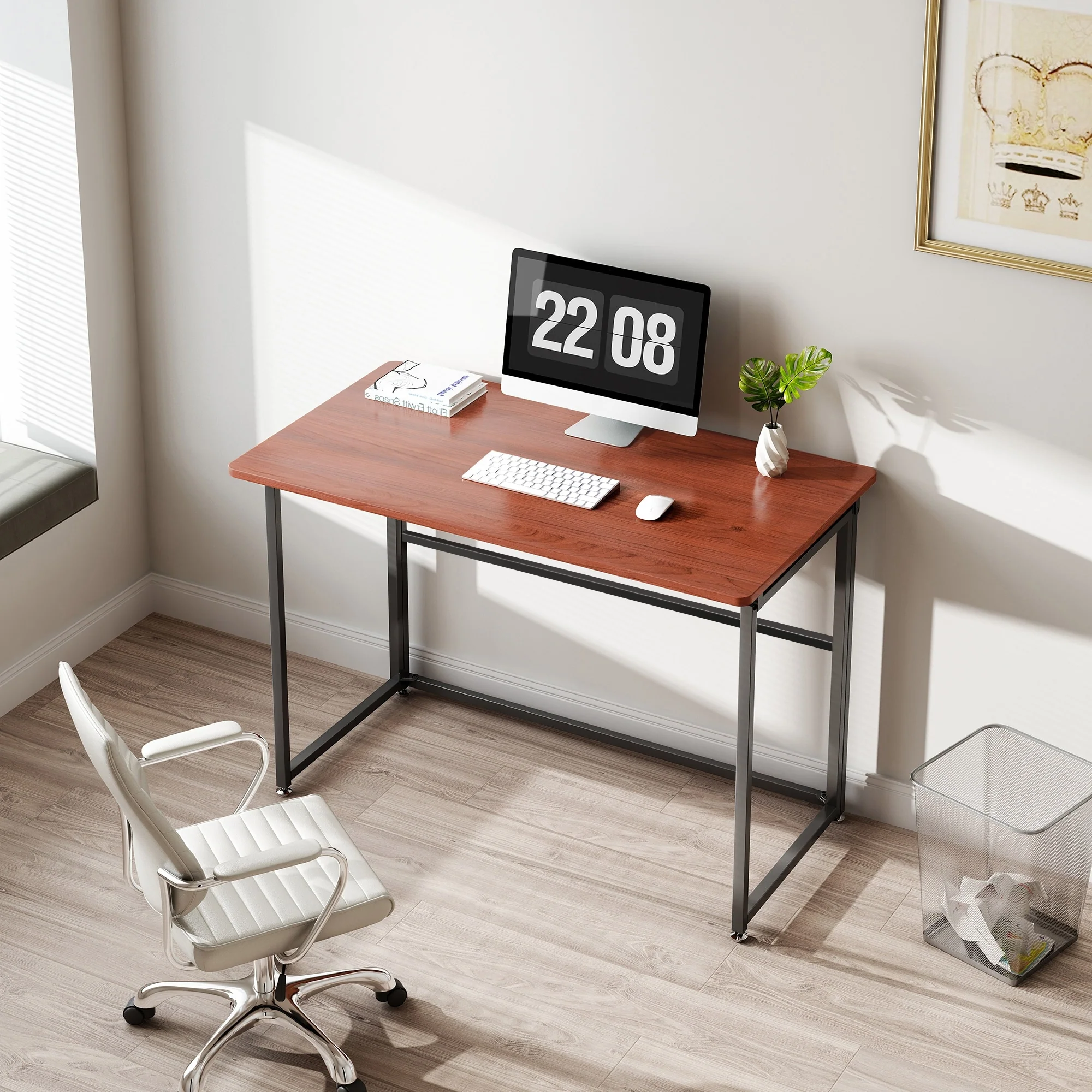 Eureka Ergonomic 43 Folding Desk Home Office Writing Desk