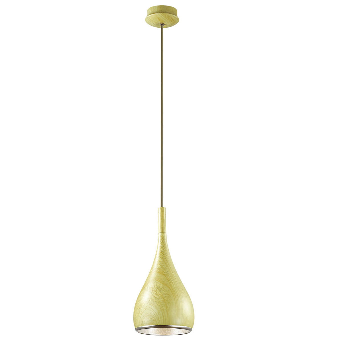 Lampa wisząca jasne drewno Gemma 1xE27x60W wym: 120x16x16 cm Italux