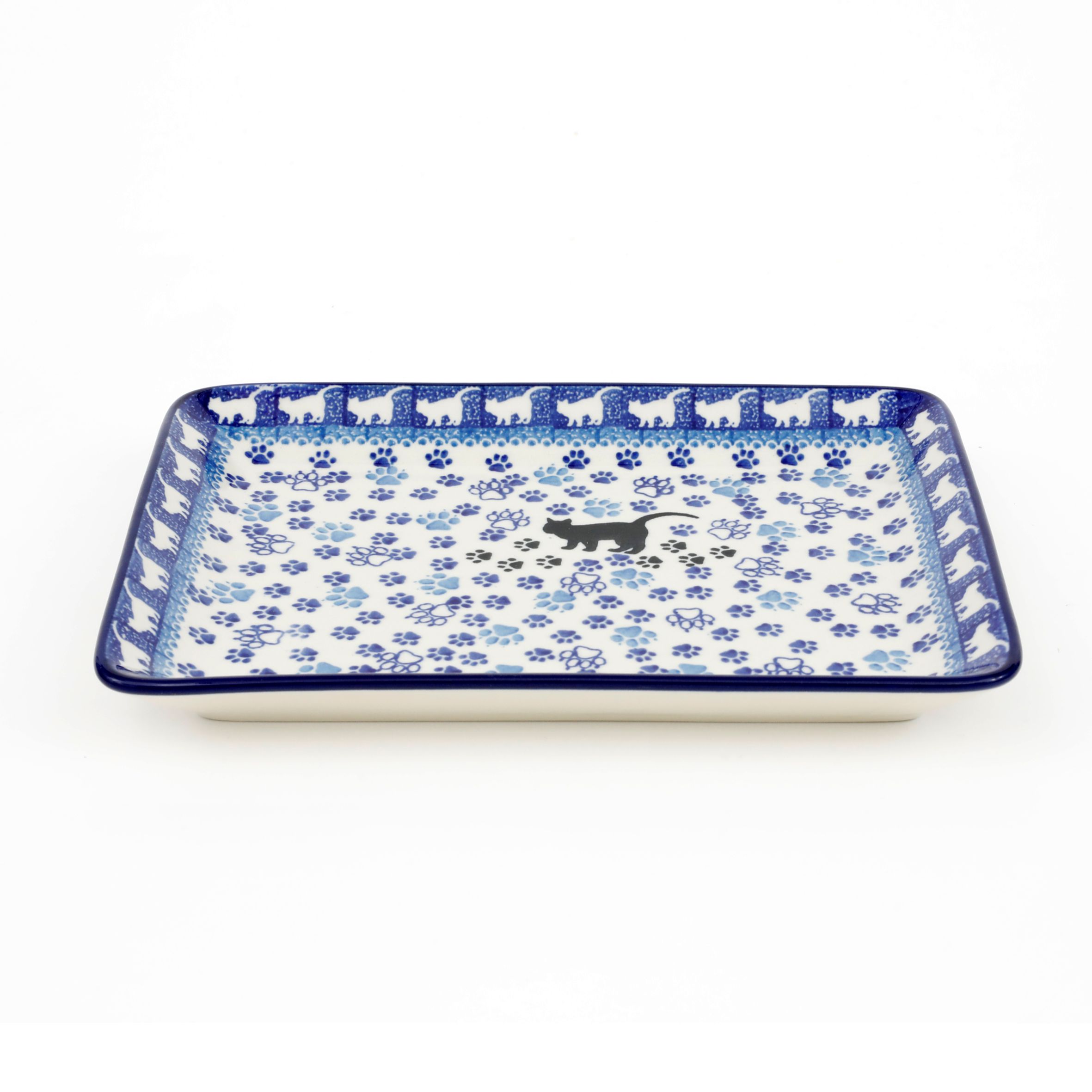 Tacka ceramiczna 111 24/18cm  1771X Czarny kot